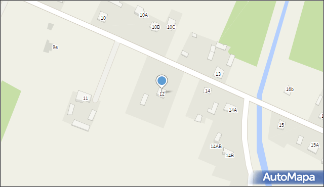 Dąbrowa, Dąbrowa, 12, mapa Dąbrowa