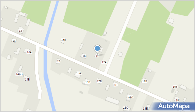 Dąbrowa, Dąbrowa, 17, mapa Dąbrowa