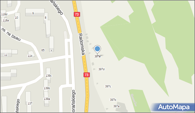 Dąbrowa, Dąbrowa, 397e, mapa Dąbrowa
