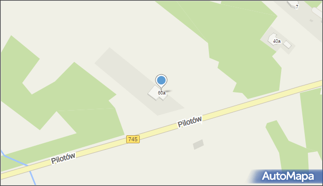 Dąbrowa, Dąbrowa, 60a, mapa Dąbrowa