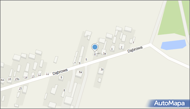 Dąbrowa, Dąbrowa, 4, mapa Dąbrowa