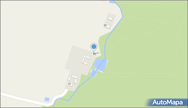 Dąbrowa, Dąbrowa, 98, mapa Dąbrowa