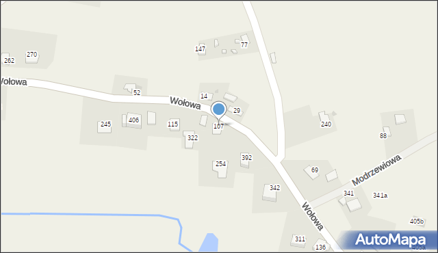 Dąbrowa, Dąbrowa, 107, mapa Dąbrowa