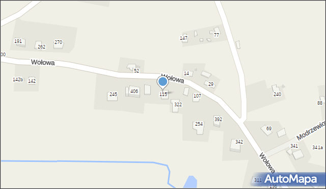 Dąbrowa, Dąbrowa, 115, mapa Dąbrowa