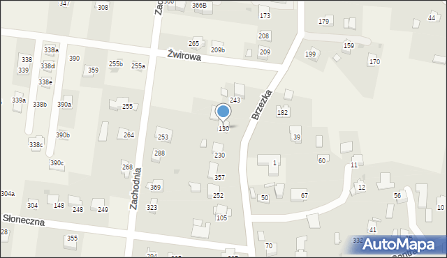 Dąbrowa, Dąbrowa, 130, mapa Dąbrowa