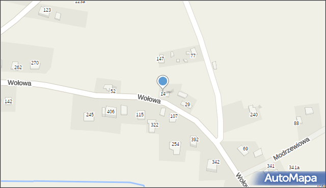 Dąbrowa, Dąbrowa, 14, mapa Dąbrowa