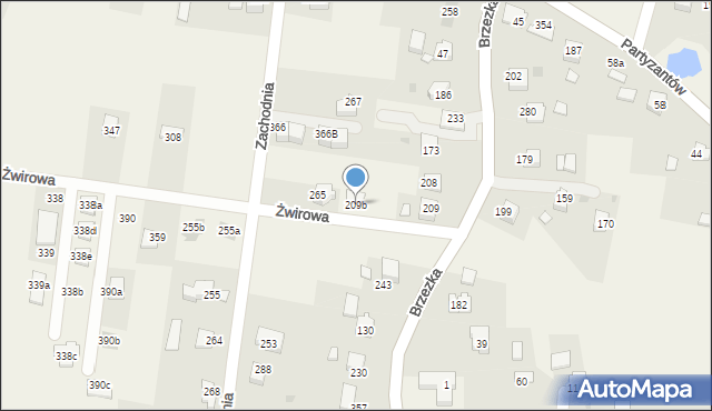 Dąbrowa, Dąbrowa, 209b, mapa Dąbrowa