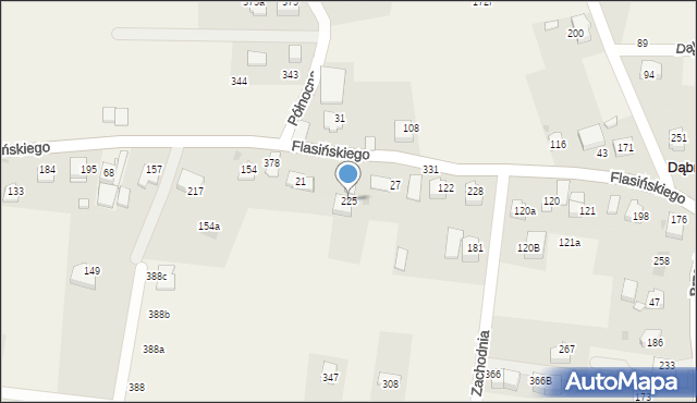 Dąbrowa, Dąbrowa, 225, mapa Dąbrowa