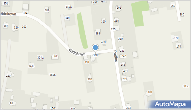 Dąbrowa, Dąbrowa, 329, mapa Dąbrowa