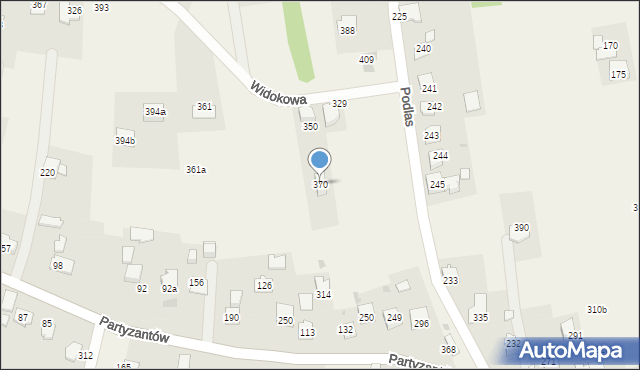 Dąbrowa, Dąbrowa, 370, mapa Dąbrowa