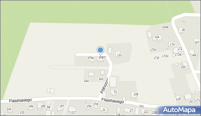 Dąbrowa, Dąbrowa, 375, mapa Dąbrowa