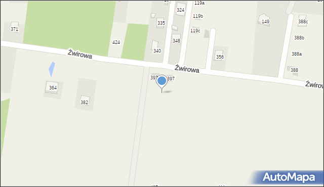 Dąbrowa, Dąbrowa, 397d, mapa Dąbrowa
