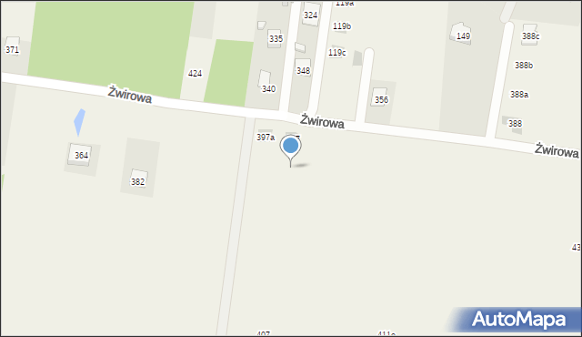 Dąbrowa, Dąbrowa, 397e, mapa Dąbrowa