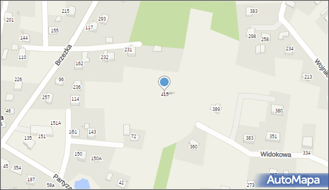 Dąbrowa, Dąbrowa, 415, mapa Dąbrowa