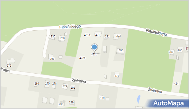 Dąbrowa, Dąbrowa, 422c, mapa Dąbrowa