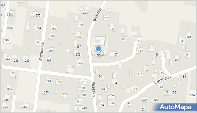 Dąbrowa, Dąbrowa, 50, mapa Dąbrowa