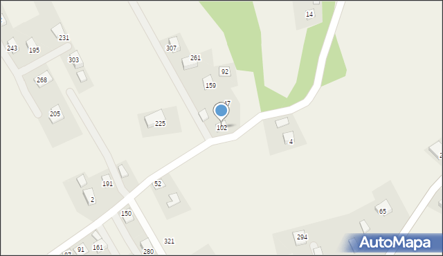 Dąbrowa, Dąbrowa, 102, mapa Dąbrowa