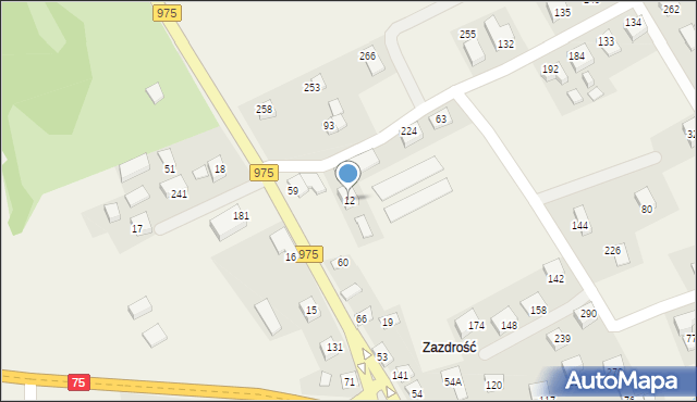 Dąbrowa, Dąbrowa, 12, mapa Dąbrowa