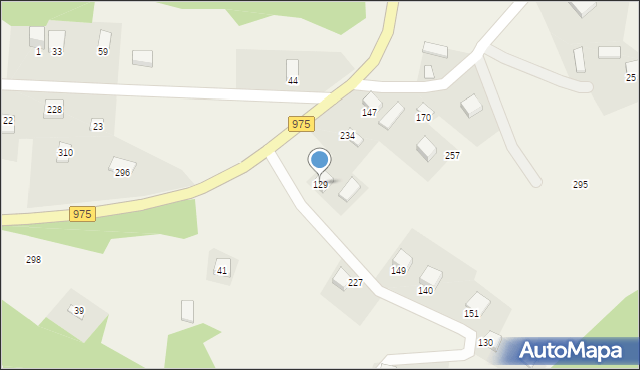 Dąbrowa, Dąbrowa, 129, mapa Dąbrowa