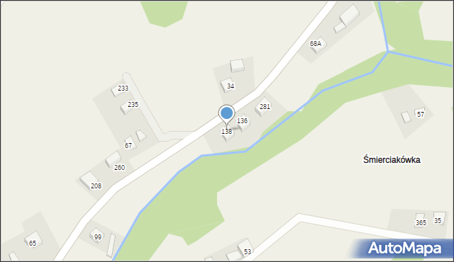 Dąbrowa, Dąbrowa, 138, mapa Dąbrowa