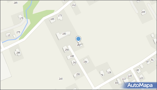 Dąbrowa, Dąbrowa, 182, mapa Dąbrowa