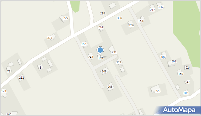 Dąbrowa, Dąbrowa, 195, mapa Dąbrowa