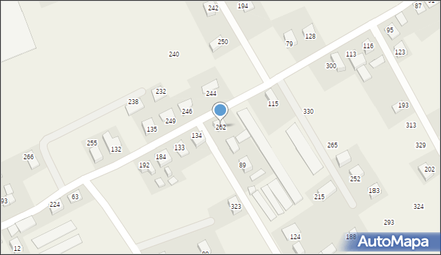 Dąbrowa, Dąbrowa, 262, mapa Dąbrowa