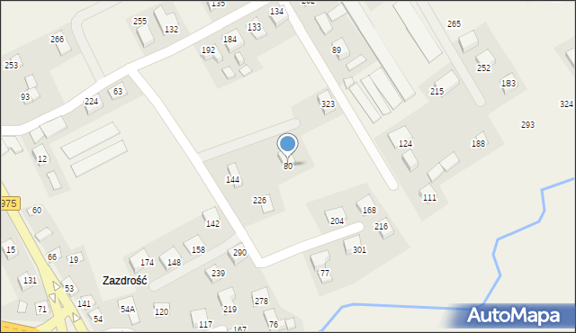 Dąbrowa, Dąbrowa, 80, mapa Dąbrowa