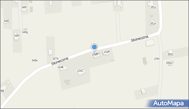 Dąbrowa, Dąbrowa, 104R, mapa Dąbrowa