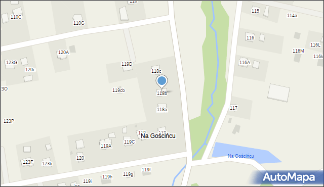 Dąbrowa, Dąbrowa, 118b, mapa Dąbrowa