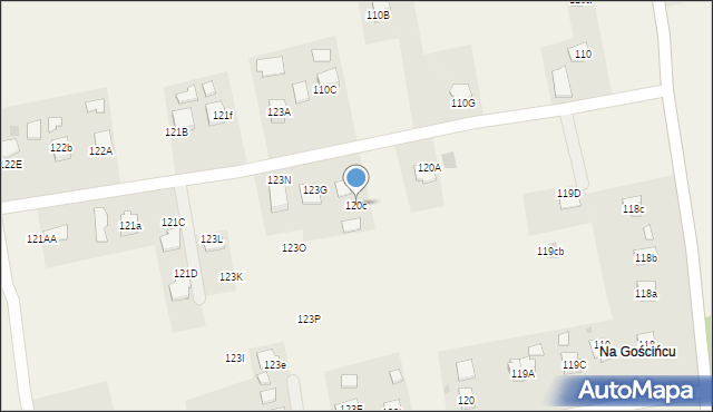 Dąbrowa, Dąbrowa, 120c, mapa Dąbrowa