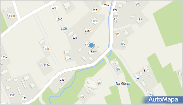 Dąbrowa, Dąbrowa, 128, mapa Dąbrowa