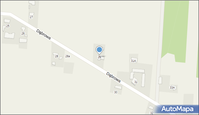 Dąbrowa, Dąbrowa, 29, mapa Dąbrowa