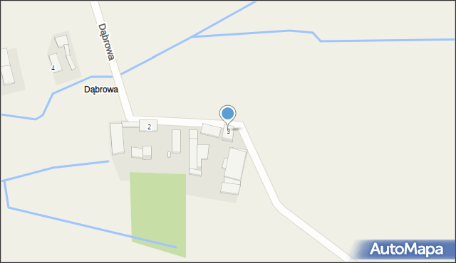 Dąbrowa, Dąbrowa, 3, mapa Dąbrowa