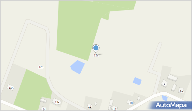 Dąbrowa, Dąbrowa, 12a, mapa Dąbrowa