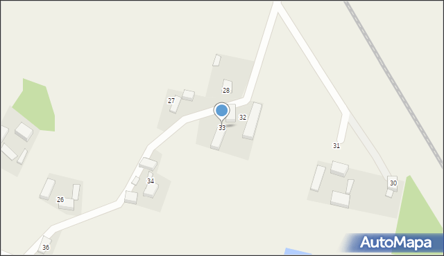 Dąbrowa, Dąbrowa, 33, mapa Dąbrowa
