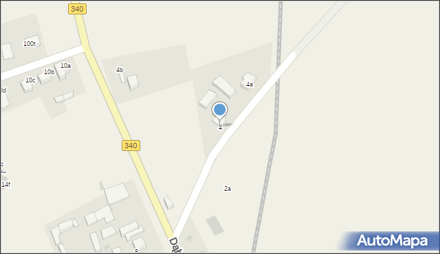 Dąbrowa, Dąbrowa, 4, mapa Dąbrowa