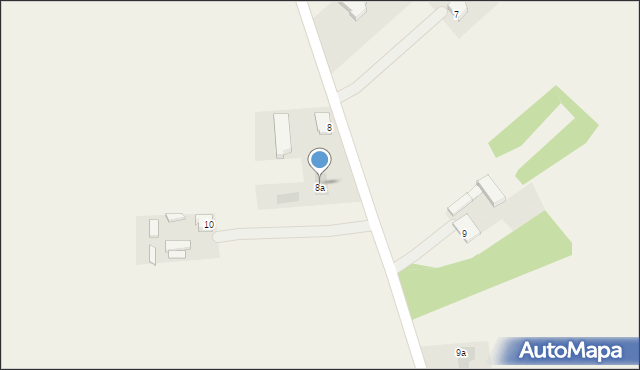 Dąbrowa, Dąbrowa, 8a, mapa Dąbrowa
