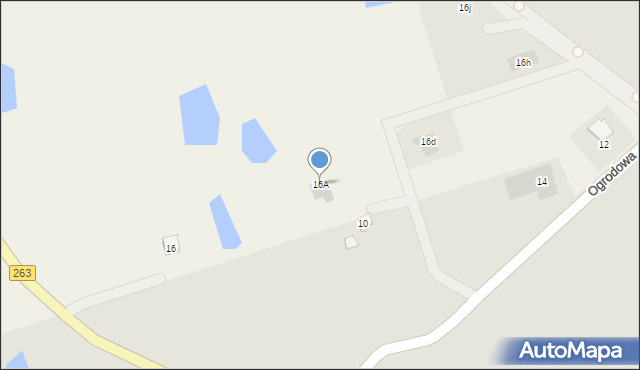 Dąbrowa, Dąbrowa, 16A, mapa Dąbrowa