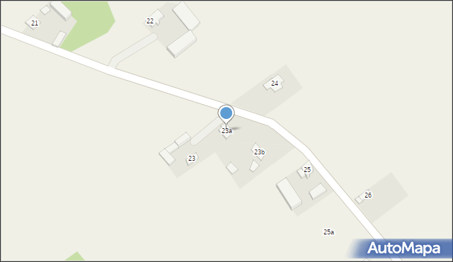 Dąbrowa, Dąbrowa, 23a, mapa Dąbrowa