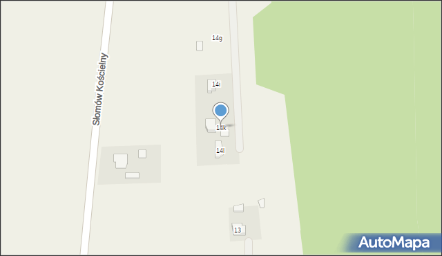 Dąbrowa, Dąbrowa, 14k, mapa Dąbrowa