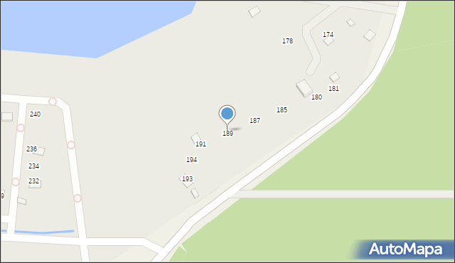 Dąbrowa, Dąbrowa, 189, mapa Dąbrowa