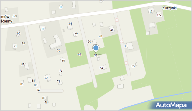 Dąbrowa, Dąbrowa, 52, mapa Dąbrowa