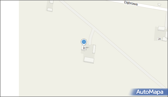 Dąbrowa, Dąbrowa, 30, mapa Dąbrowa