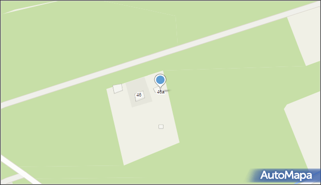 Dąbrowa, Dąbrowa, 46a, mapa Dąbrowa