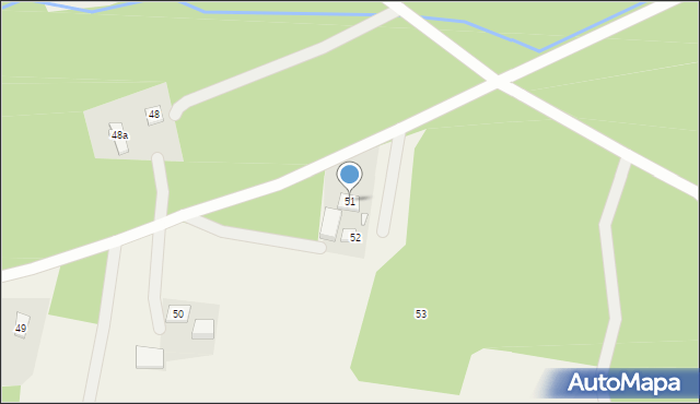 Dąbrowa, Dąbrowa, 51, mapa Dąbrowa
