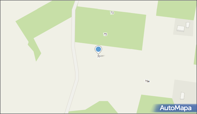 Dąbrowa, Dąbrowa, 77, mapa Dąbrowa