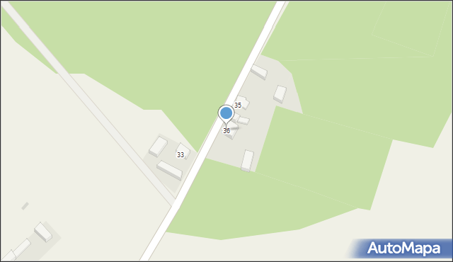 Dąbrowa, Dąbrowa, 36, mapa Dąbrowa