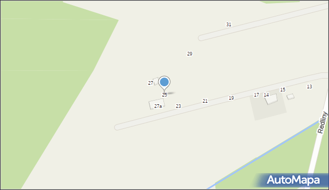 Dąbrowa, Dąbrowa, 25, mapa Dąbrowa