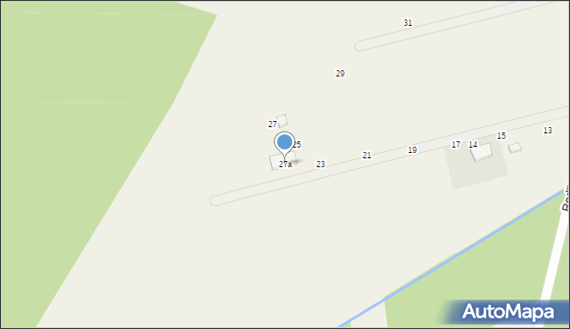 Dąbrowa, Dąbrowa, 27a, mapa Dąbrowa